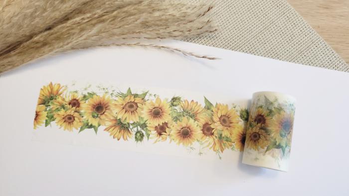 Design Washi Tape Sunflowers